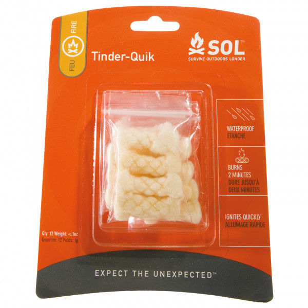 SOL - Tinder-Quick Refill Gr 12 Pieces weiß/orange
