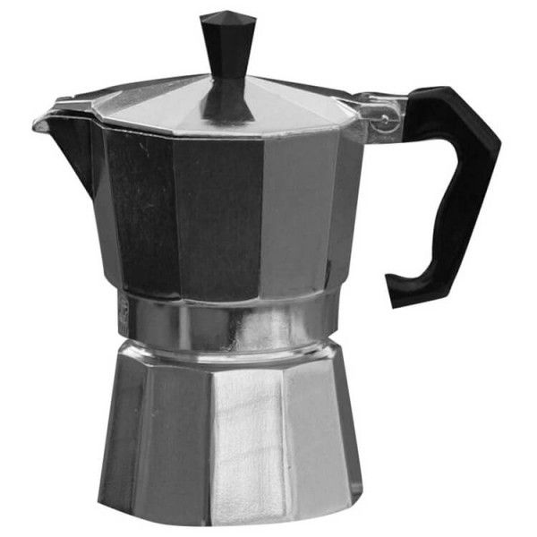 Basic Nature - Espresso Maker Bellanapoli - Espresso-Kocher Gr 9 Tassen grau/schwarz