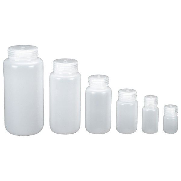 Nalgene - Weithalsflasche Rund Gr 500 ml - Hals Ø 43 mm grau/weiß