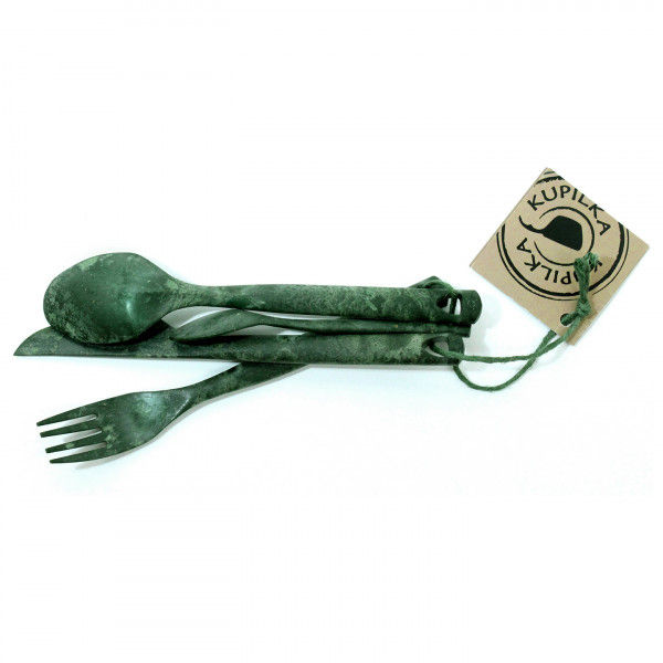 Kupilka - Besteckset 4 Teilig braun/weiß