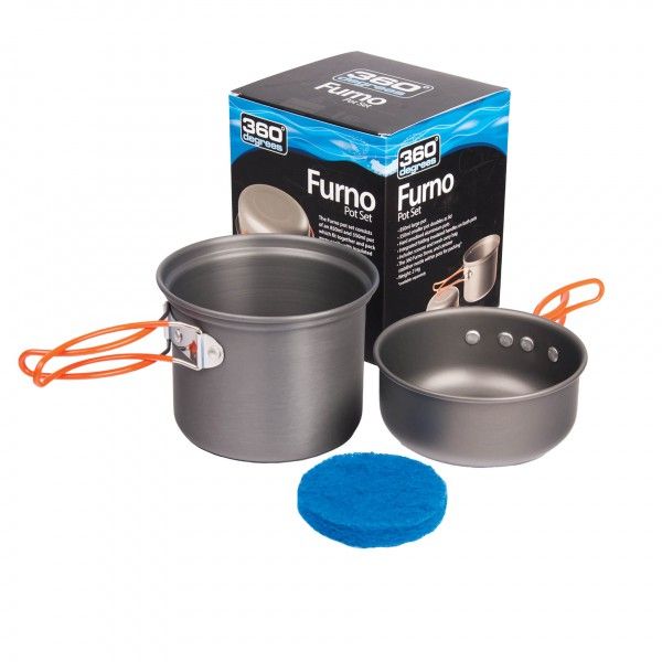 360 Degrees - Furno Pot Set - Topf Gr One Size grau/schwarz