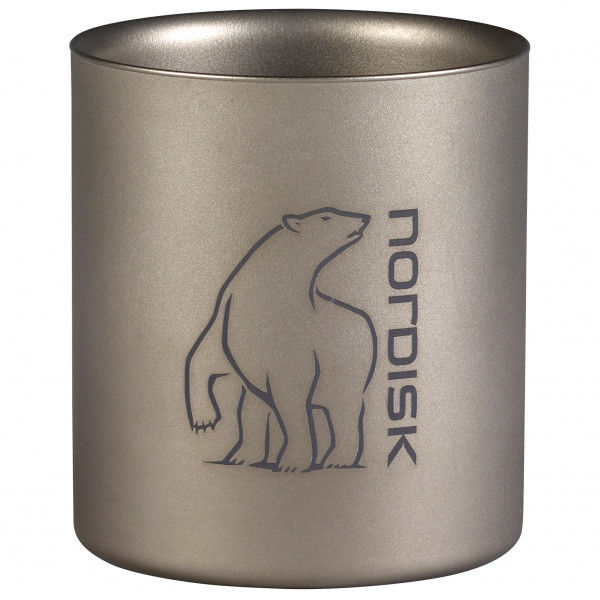 Nordisk - Titanium Mug Double-Wall - Becher grau