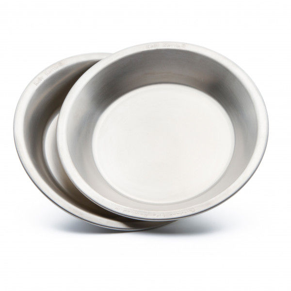 Kelly Kettle - Plate Set - Teller Gr 19,7 cm weiß/grau