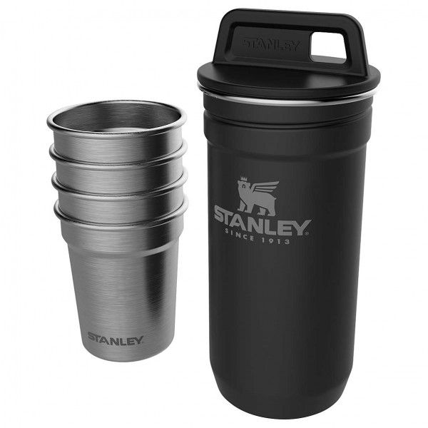 Stanley - Adventure Shot Glass Set Gr 4 x 59 ml grau