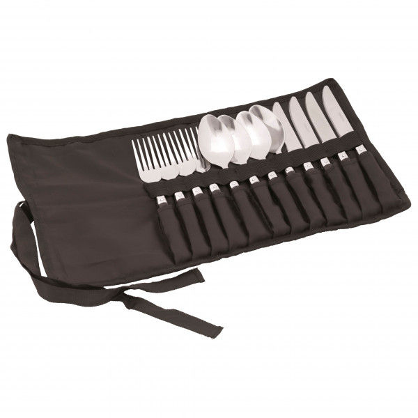 Easy Camp - Family Cutlery - Besteck-Set schwarz/grau
