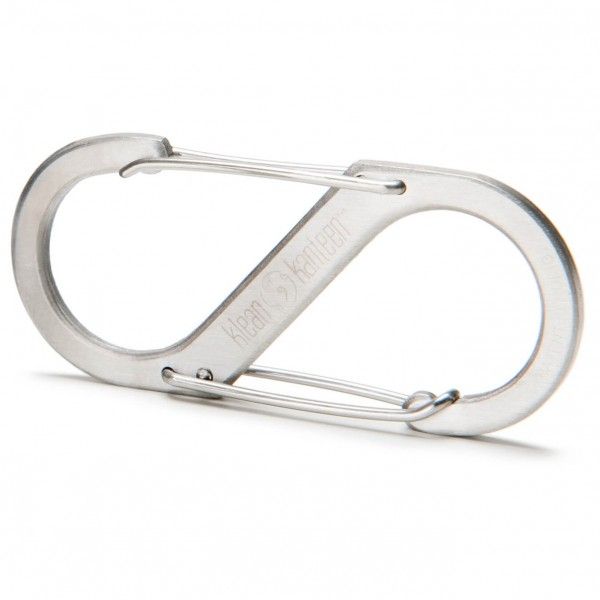 Klean Kanteen - S-Karabiner - Materialkarabiner Gr Small brushed stainless