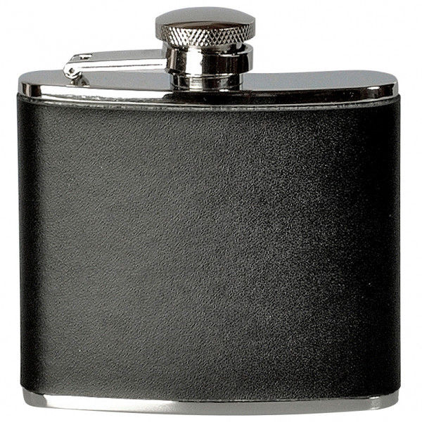 Basic Nature - Flachmann Eckig - Flachmann Gr 120 ml schwarz