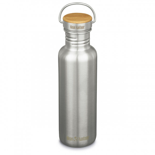 Klean Kanteen - Reflect with Bamboo Cap - Trinkflasche Gr 800 ml - 27 oz grau