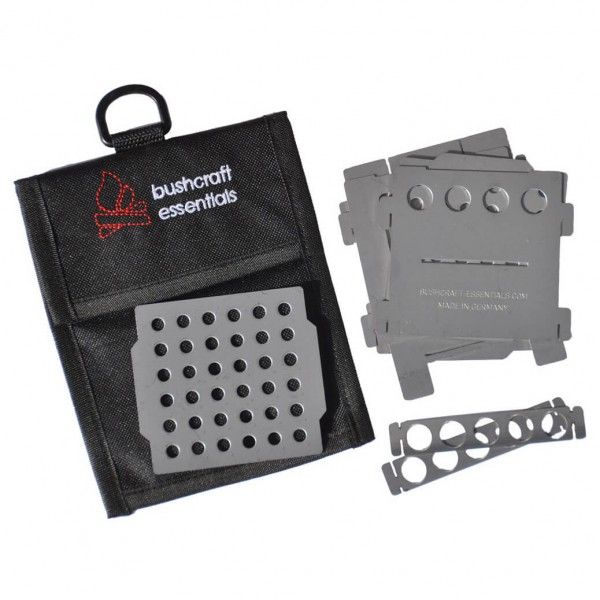 Bushcraft Essentials - Bushbox Set - Trockenbrennstoffkocher metallic