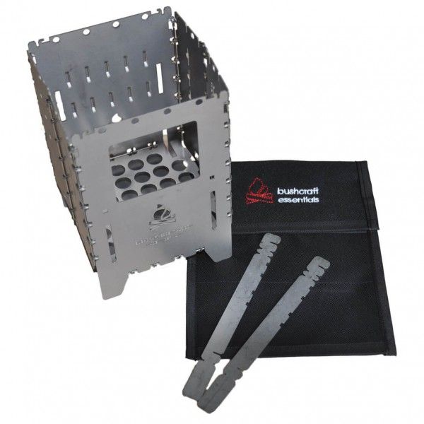 Bushcraft Essentials - Bushbox XL Titan - Trockenbrennstoffkocher metallic