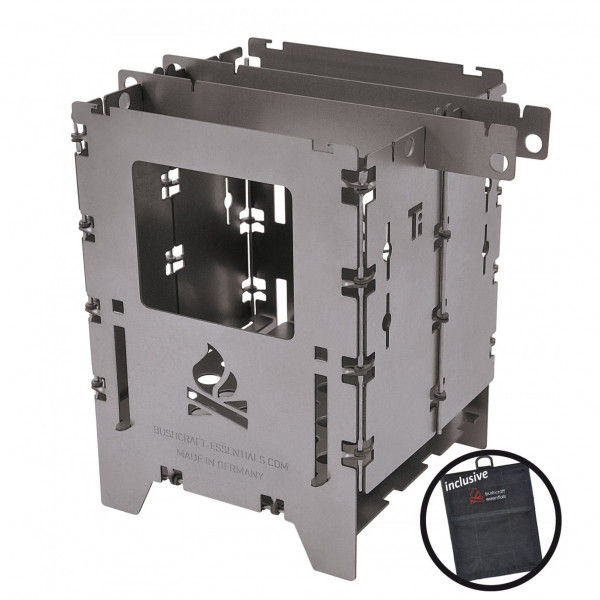 Bushcraft Essentials - Bushbox LF Titanium - Trockenbrennstoffkocher Gr One Size