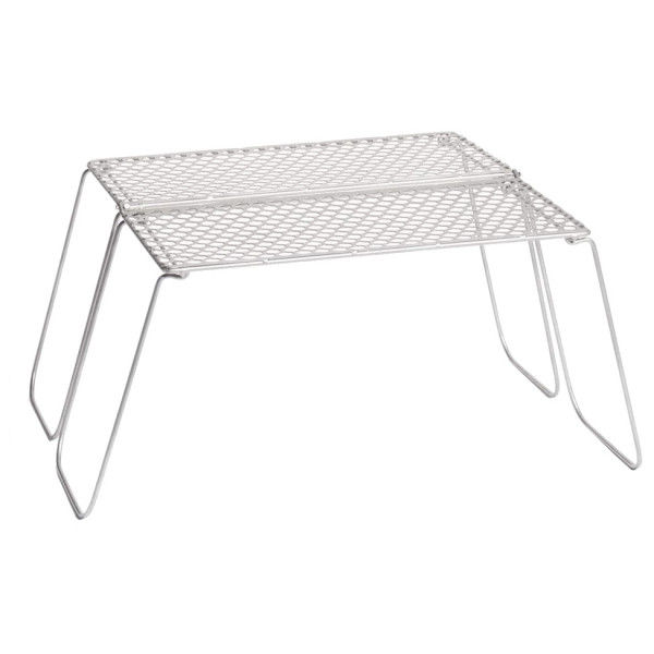 Vargo - Klappgrill Biford Grill - Trockenbrennstoffkocher titan