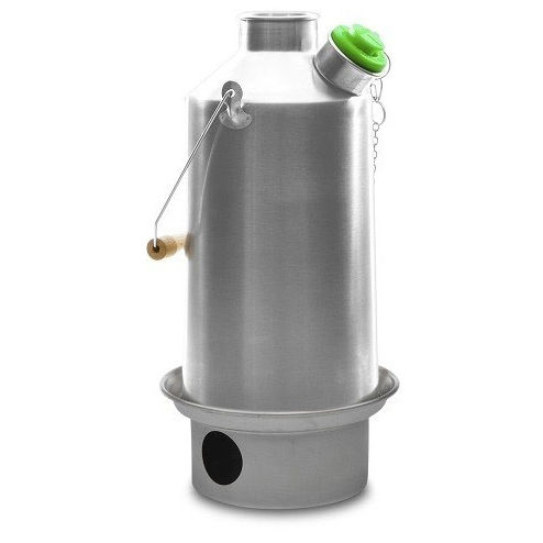 Kelly Kettle - Base Camp Kettle - Trockenbrennstoffkocher Gr 1,6 l stainless steel