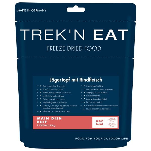 Trek'n Eat - Jägertopf mit Rindfleisch + Nudeln Gr 160 g