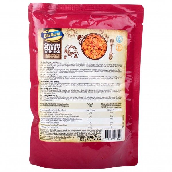 Blå Band - Chicken Curry with rice Gr 430 g - 550 kcal