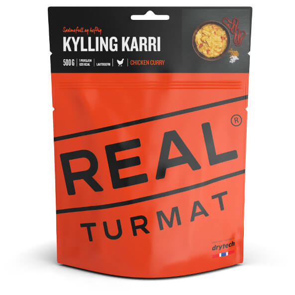 Real Turmat - Chicken Curry Gr 132 g orange