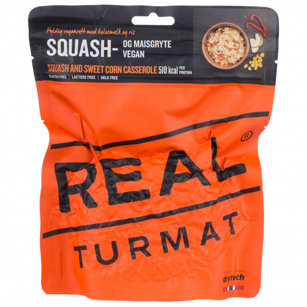 Real Turmat - Squash and sweet corn casserole Gr 460 g orange