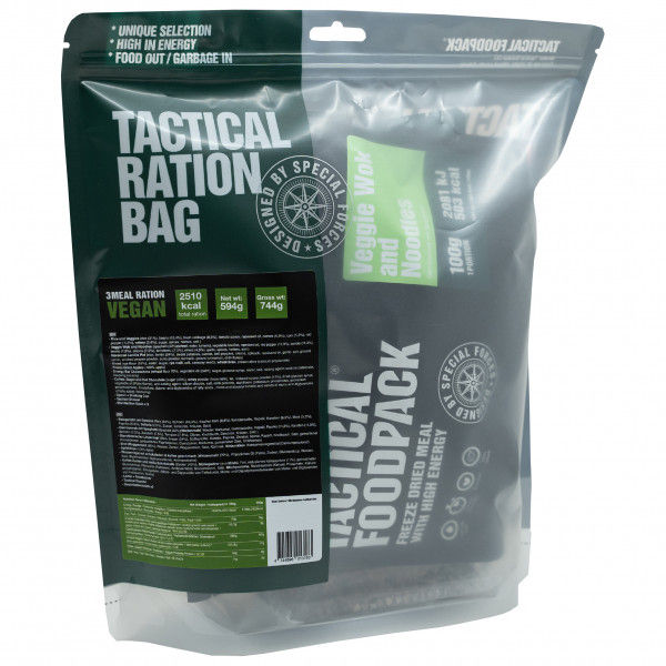 TACTICAL FOODPACK - Ration Vegan 3 Meal Gr 600 g