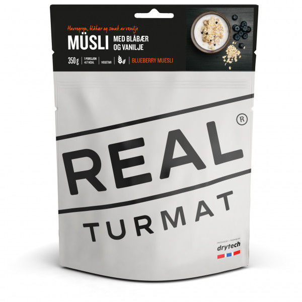 Real Turmat - Blueberry and Vanilla Müsli Gr 350 g weiß