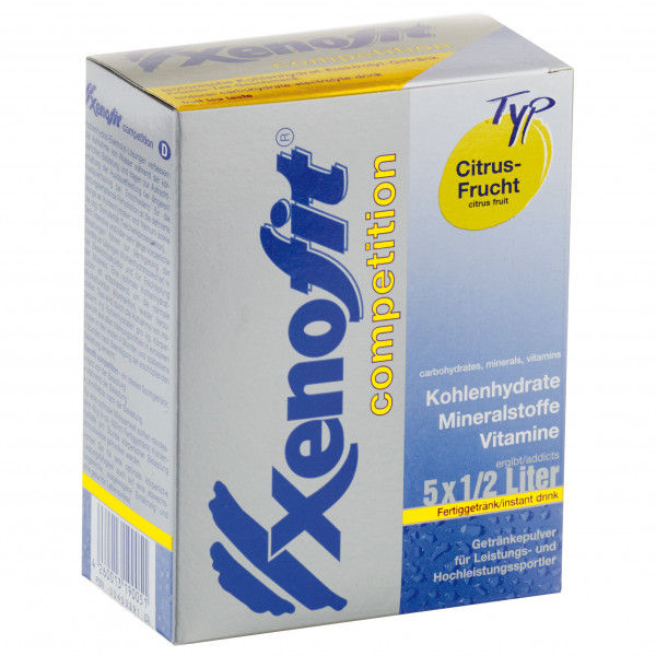 Xenofit - Competition Citrus-Frucht - Energiegetränk Gr 5 x 43 g - Portionsbeutel für 5 x 0,5 l