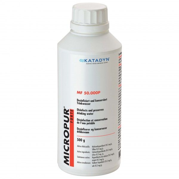 Micropur - Micropur Forte MF 50'000P - Wasseraufbereitung Gr 500 g - für 50 000 l