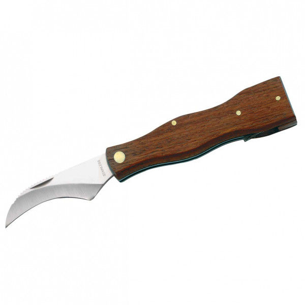 Herbertz - Pilzmesser inklusive Bürste - Messer stahl / holz