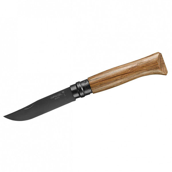 Opinel - Taschenmesser No 08 Black Oak - Messer Gr 8,8 cm schwarz