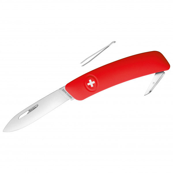 Swiza - Schweizer Messer D00 - Messer Gr 7,5 cm rot