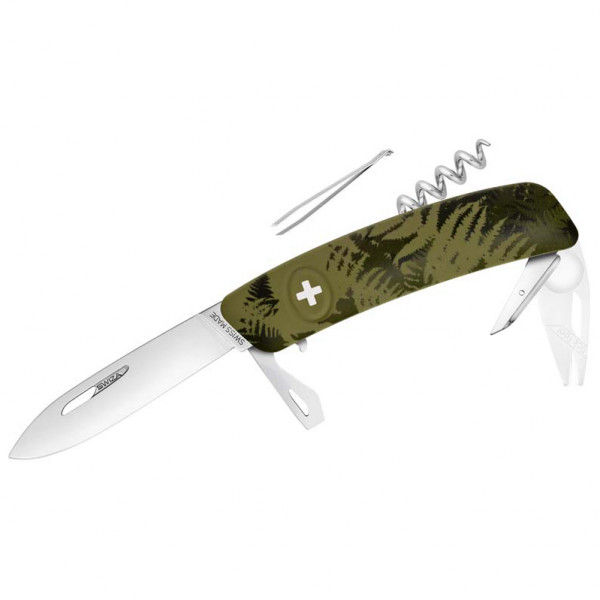 Swiza - Schweizer Messer TT03 - Messer Gr 7,5 cm weiß/rot