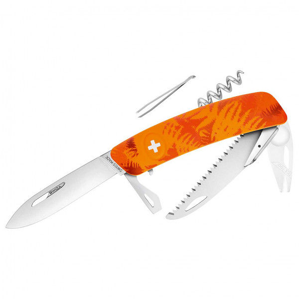 Swiza - Schweizer Messer TT05 - Messer Gr 7,5 cm silva khaki