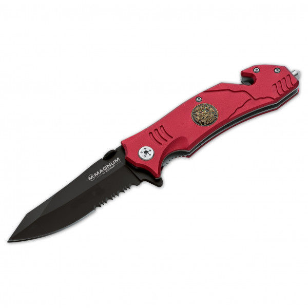 Magnum - Fire Fighter - Messer Gr Klinge 8,3 cm rot
