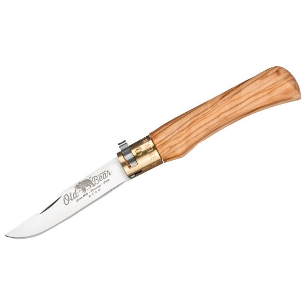 Old Bear - Olive - Messer Gr 19,2 cm - Klinge 8 cm braun