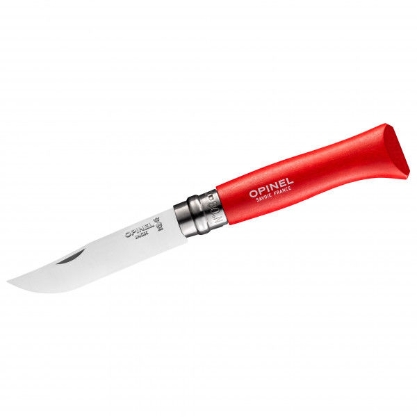 Opinel - Taschenmesser No 07 - Messer Gr 8,5 cm Klinge buche /rot
