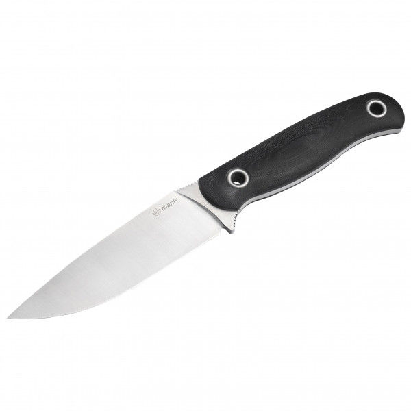 Manly - Crafter D2 - Messer Gr Klinge 11 cm weiß/braun/grau