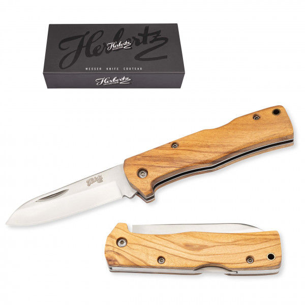 Herbertz Selektion TASCHENMESSER OLIVENHOLZ