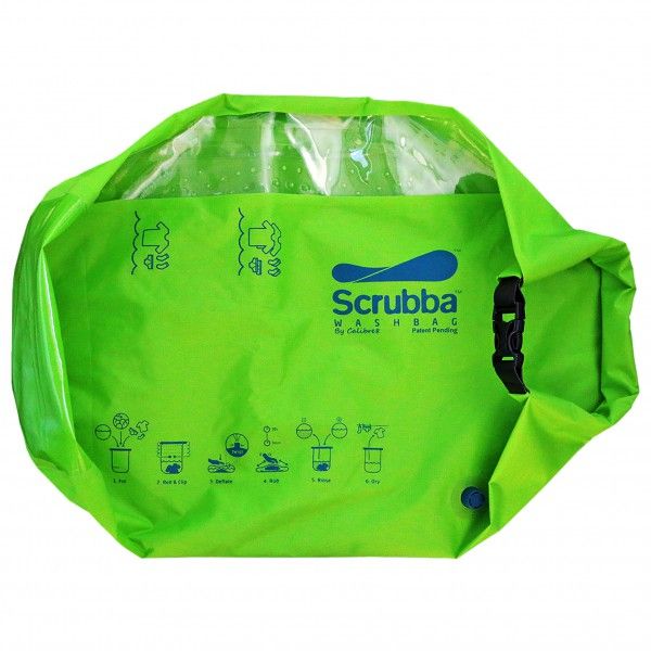 Scrubba - Wash Bag Gr Standard grün/blau