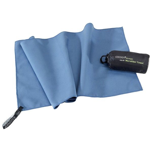 Cocoon - Towel Ultralight - Mikrofaserhandtuch Gr 60 x 30 cm - S grau