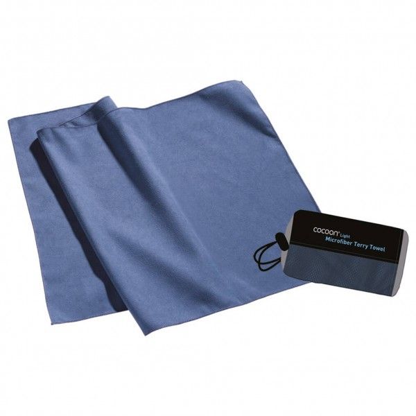 Cocoon - Towel Ultralight - Mikrofaserhandtuch Gr 60 x 30 cm - S grau