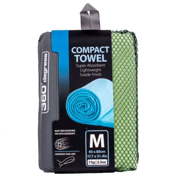 360 Degrees - Compact Towel - Mikrofaserhandtuch Gr Small blau