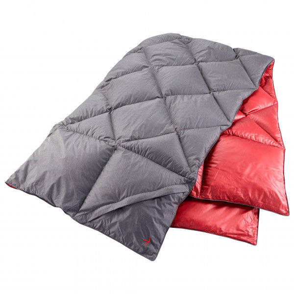 Y by Nordisk - Kiby Packable Down Travel Blanket - Decke Gr 200 x 140 cm grau