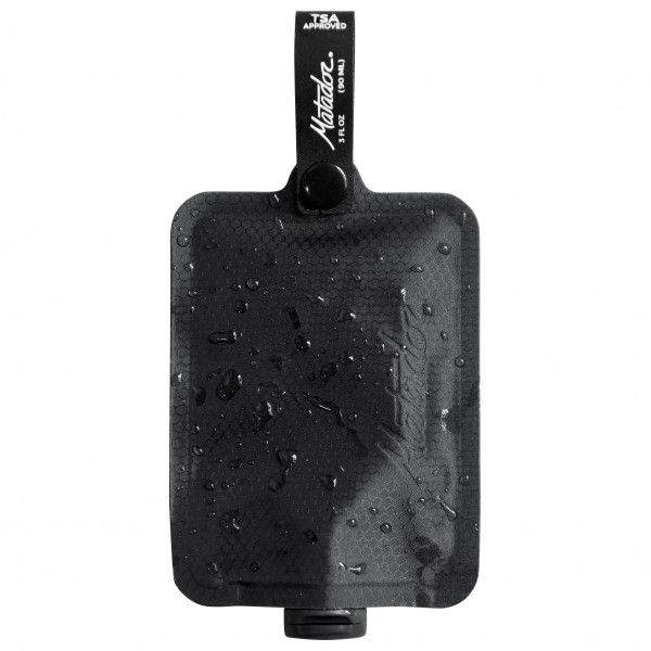Matador - Flatpak Toiletry Bottle 1Pk Gr 8 x 1 x 10 cm schwarz