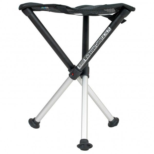 Walkstool - Dreibeinhocker Comfort - Campingstuhl grau
