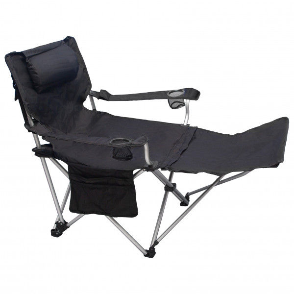 Basic Nature - Travelchair Luxus - Campingstuhl grau