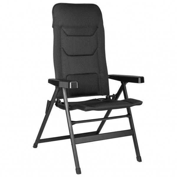 Brunner - Rebel Pro MEDIUM - Campingstuhl Gr 48 x 46 x H48,5/123 cm schwarz/grau