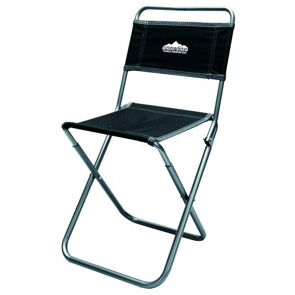 Snowline - Klappstuhl Alpine Slim Chair XL - Campingstuhl schwarz/grau