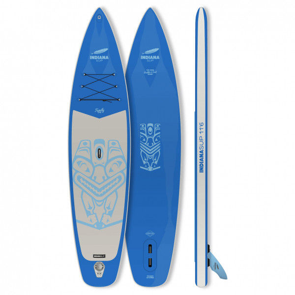 Indiana - 11'6 Family Pack - SUP Board Gr 350 x 78,7 x 15 cm blau