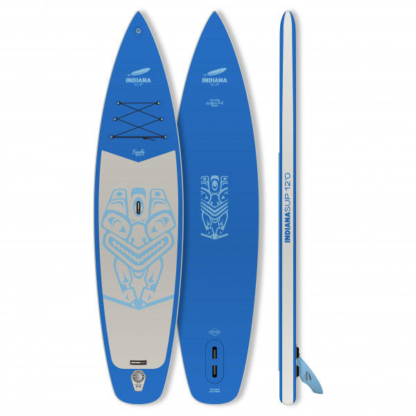 Indiana - 12'0 Family Pack - SUP Board Gr 366 x 83,8 x 15 cm blau