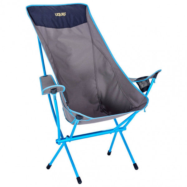 Uquip - Infinity Lounger - Campingstuhl Gr 80 x 72 x 41/100 cm grau