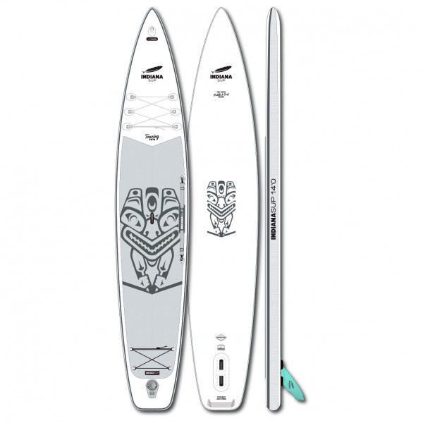Indiana - 14'0 Touring Inflatable - SUP Board Gr 426,7 x 78,7 x 15 cm weiß/grau