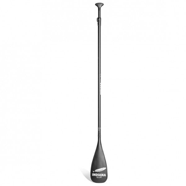 Indiana - Carbon 100% Telescope (2-Piece) - SUP Paddel Gr 180-220 cm - Bladesize 17 x 42 cm schwarz